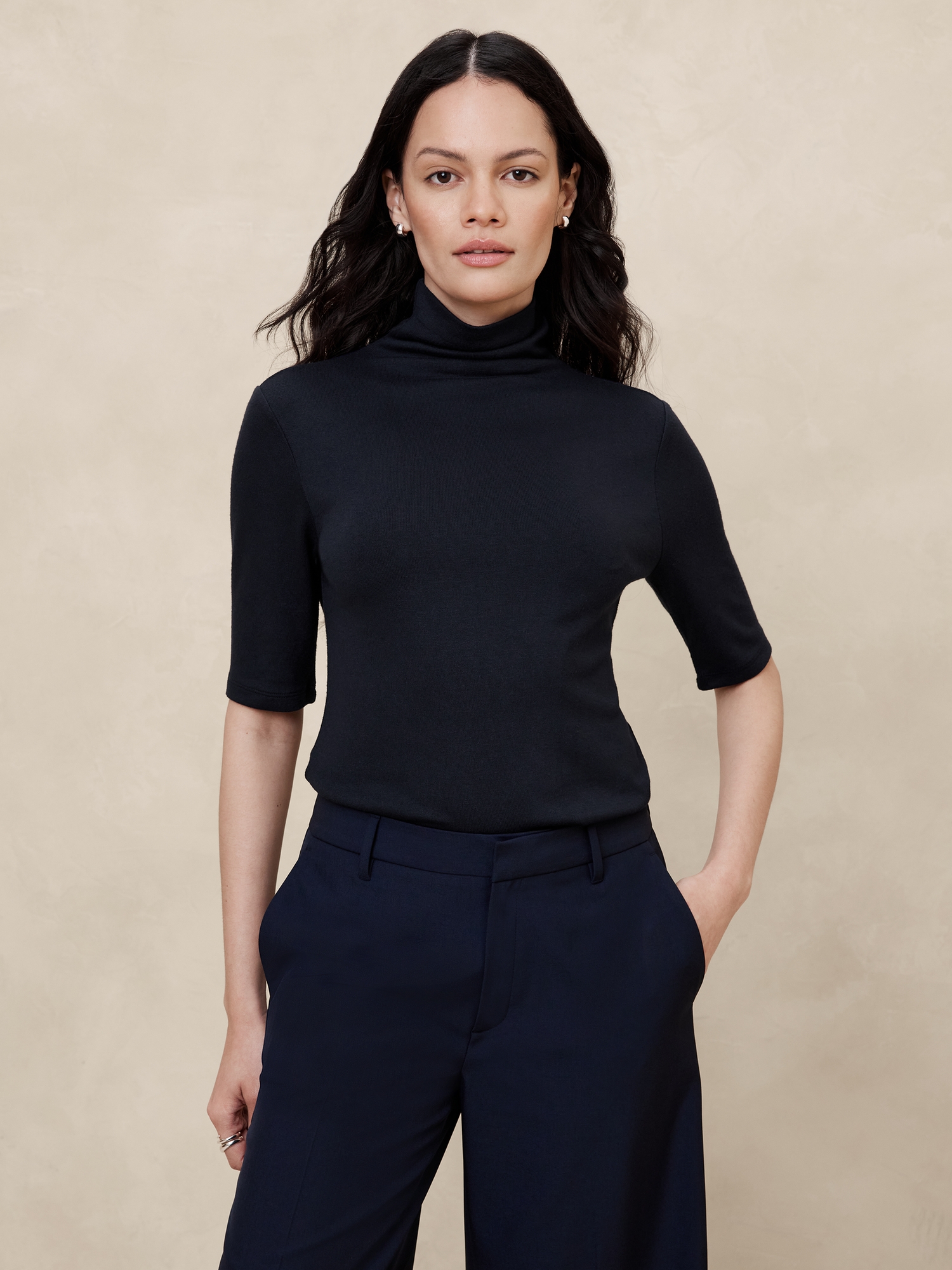 Áo nữ tay lửng Banana Republic