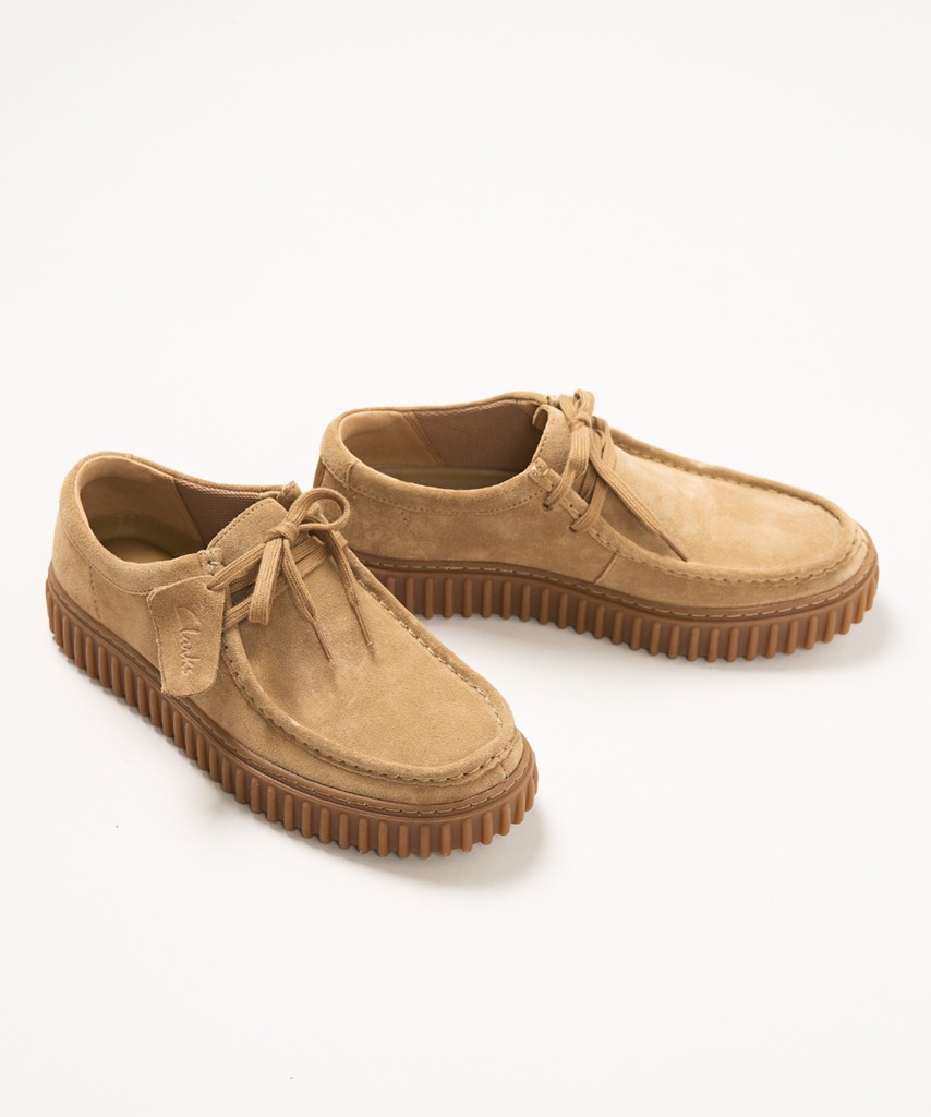Giày da lộn Clarks Torhill Hi Low