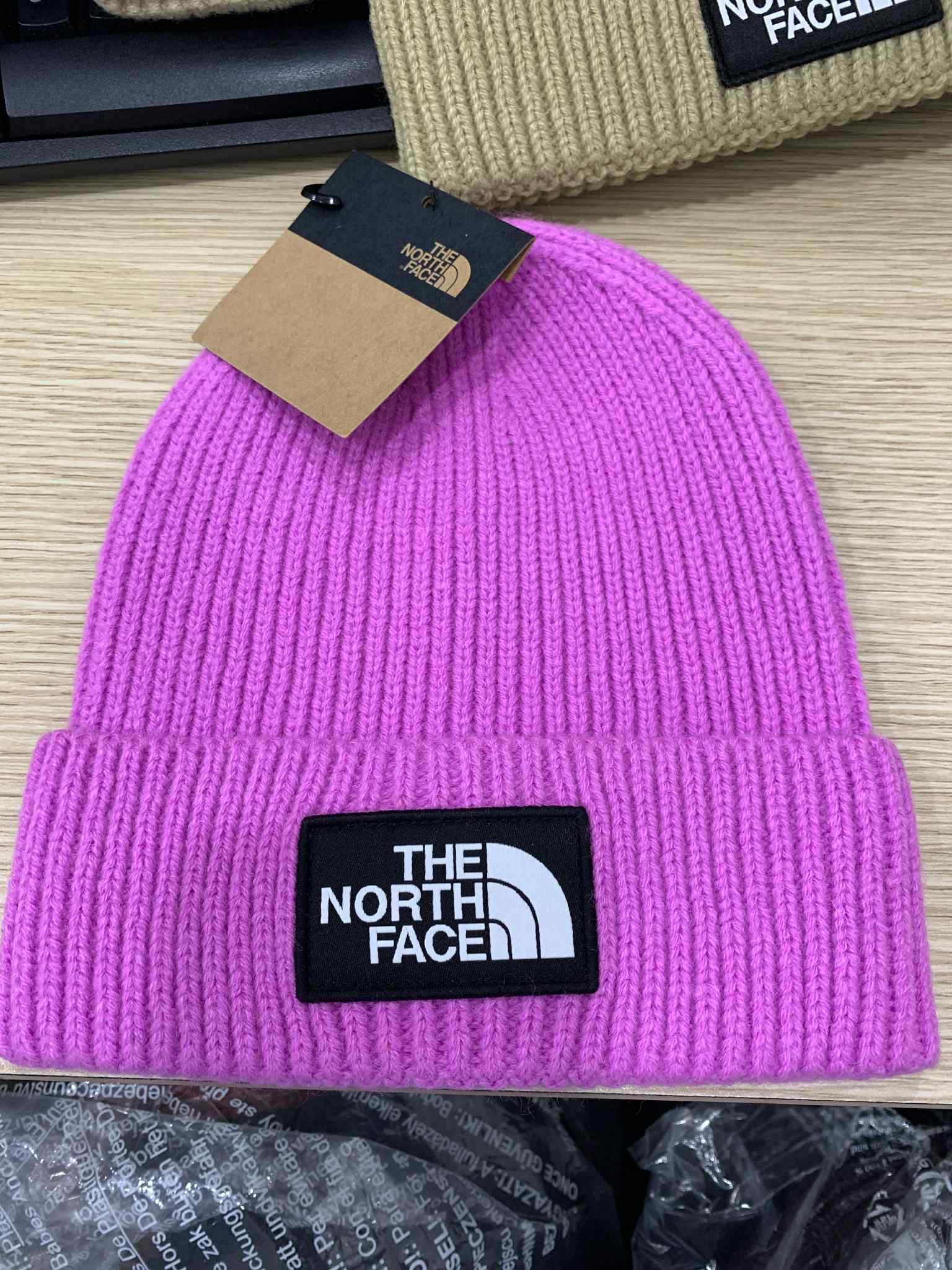 Mũ len Beanie Logo TNF