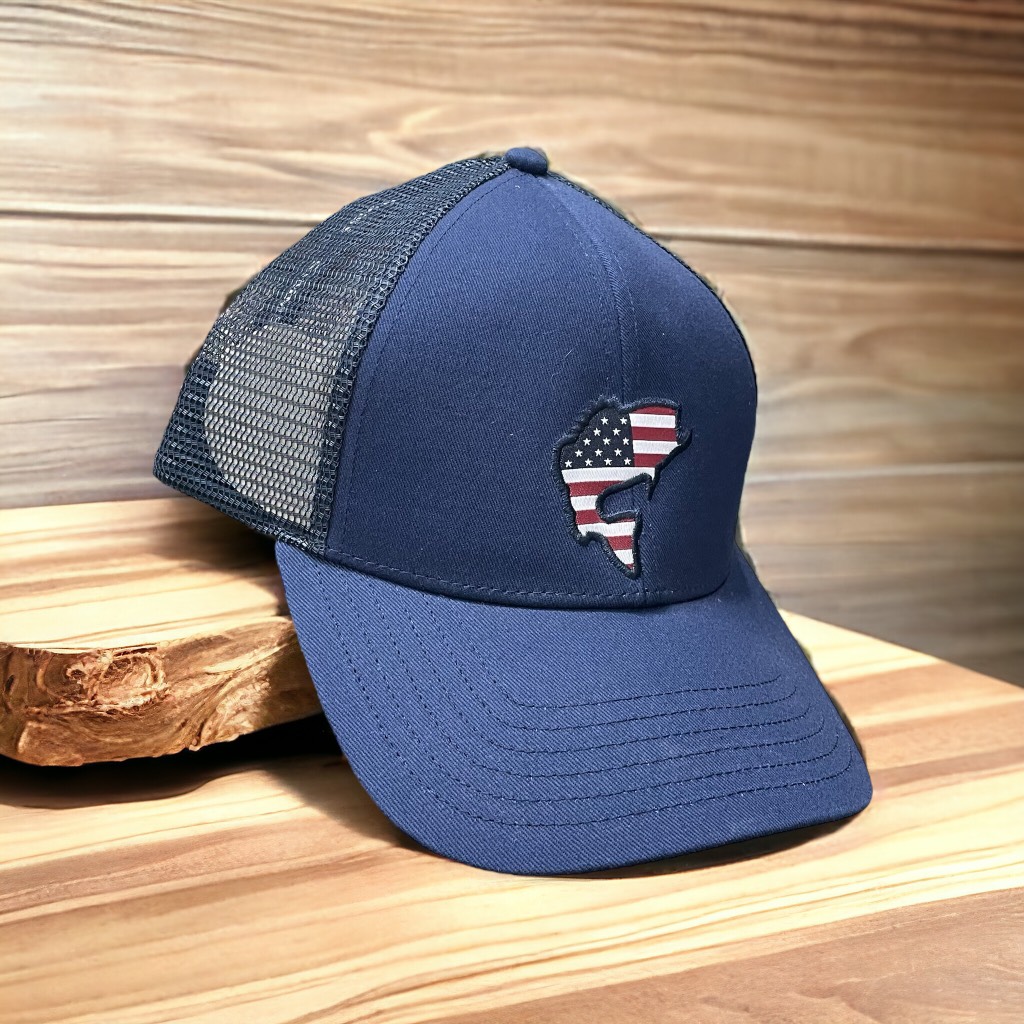 Mũ Simms Logo Cá thêu