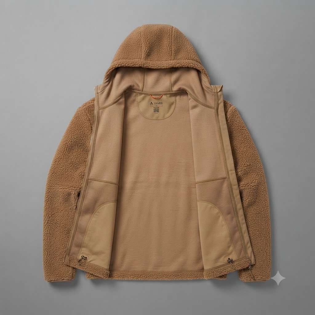 Áo khoác lông cừu nam Vaude  Manukau Fleece jacket lV