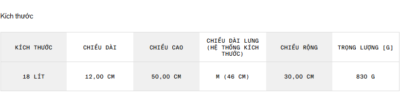 Balo Mammut Nirvana 18