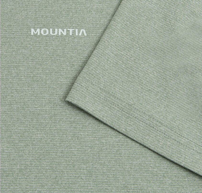 Áo cộc tay nam Mountia zip-up