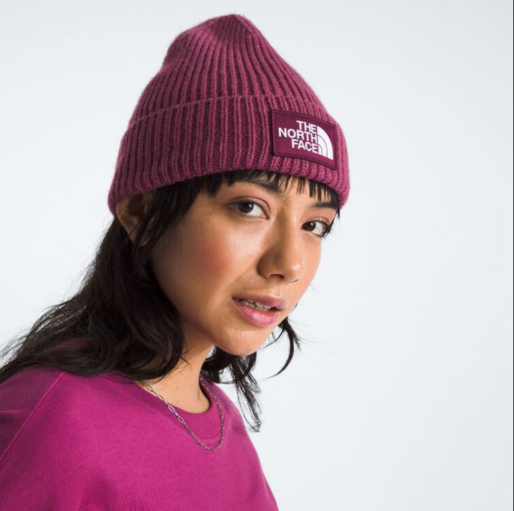 Mũ len nữ TNF Logo Box Cuffed Beanie