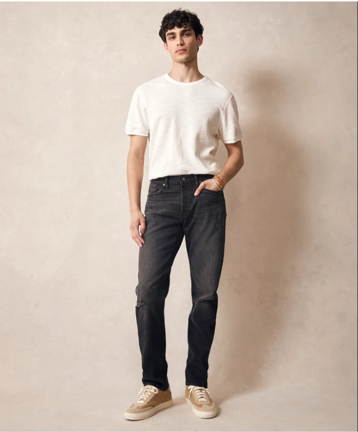 Quần Jean Destroyed Broome Wash Classic Fit T.S