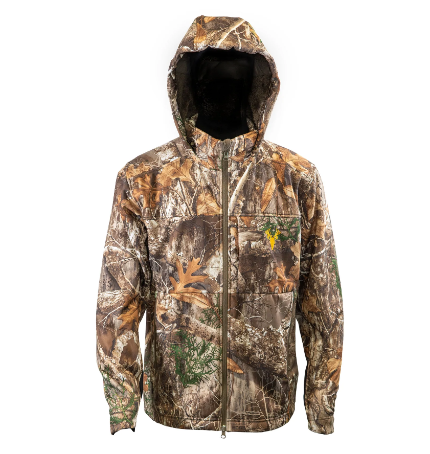 HOT SHOT MEN'S CAMO HUNTING SOFTSHELL JACKET