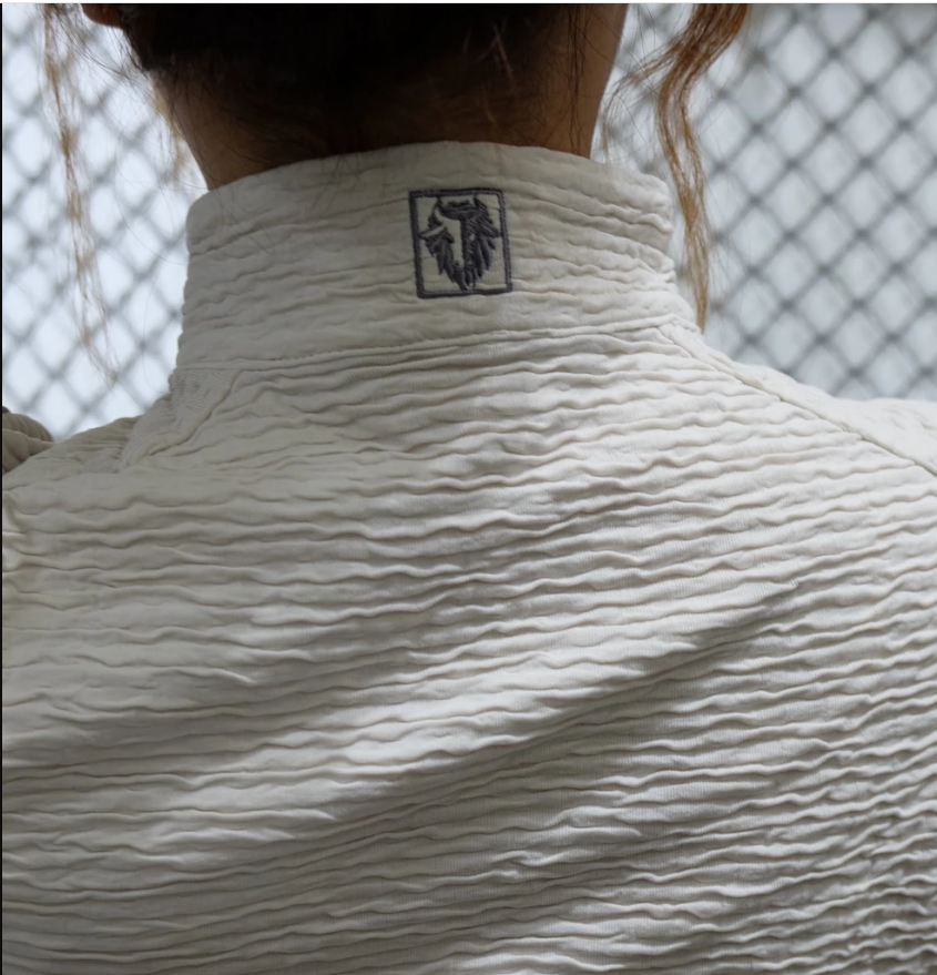 Áo thun dài tay, thể thao nữ Zip 1/4 Black Yak KYLET