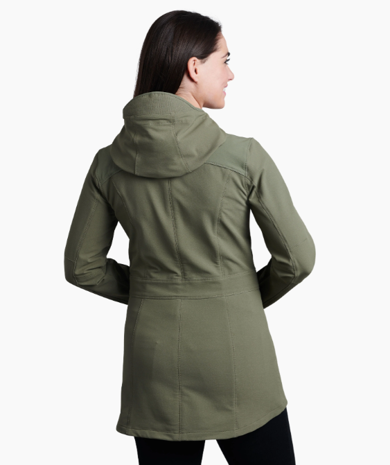 Áo khoác nữ dáng dài softshell KUHL