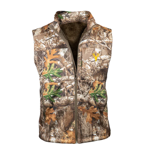 HOT SHOT MEN’S CAMO HUNTING SOFTSHELL VEST