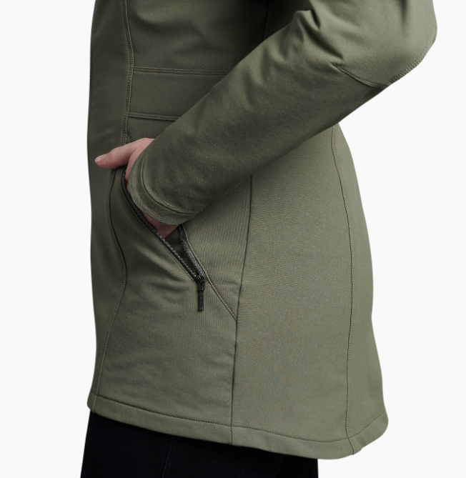 Áo khoác nữ dáng dài softshell KUHL