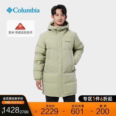Áo khoác Parka lông vũ nam Columbia