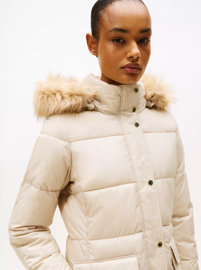 Áo khoác nữ parka trần bông Tommy Hilfiger