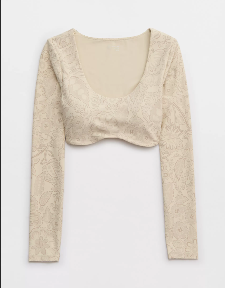 Áo thun dài tay nữ Aerie