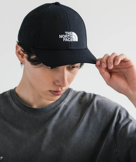 Mũ TNF logo trắng