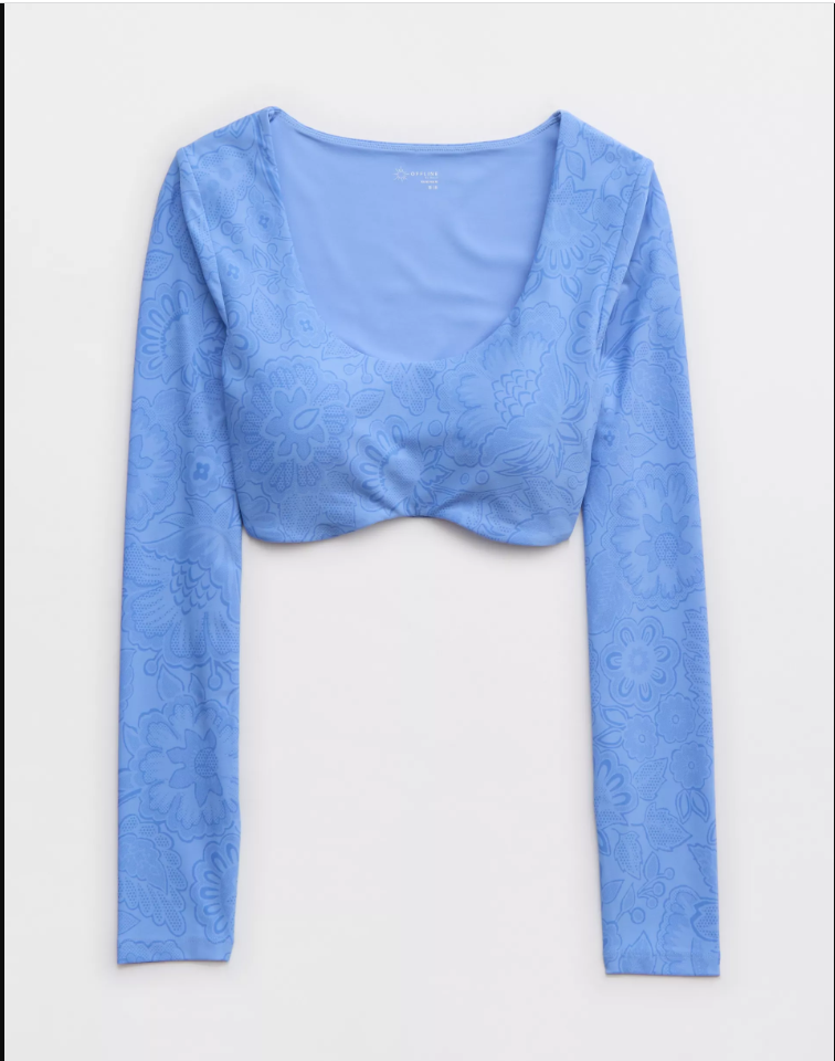 Áo thun dài tay nữ Aerie