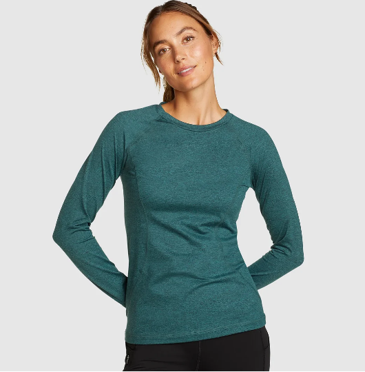 Áo thun cổ tròn tay dài Train Ascent Eddie Bauer
