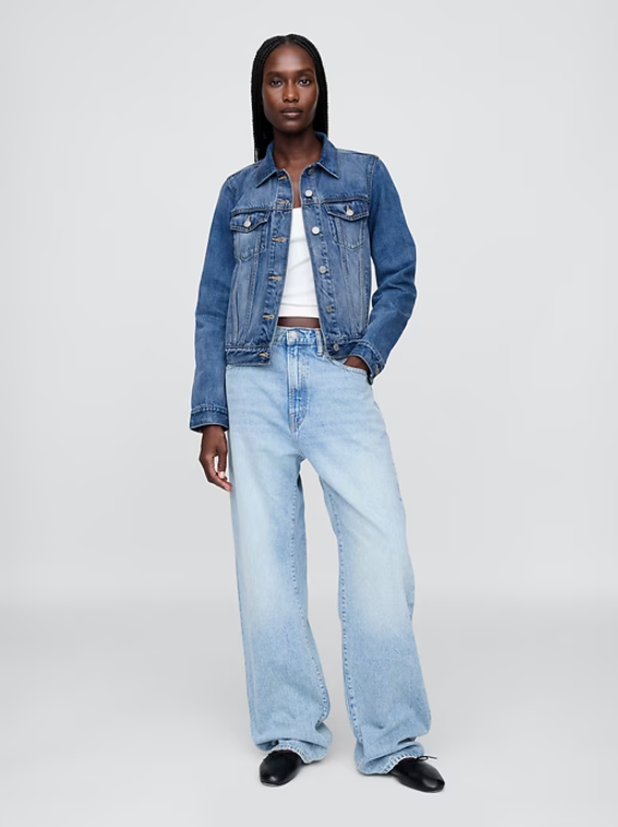 Áo khoác jean nữ GAP denim