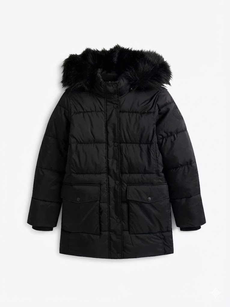 Áo khoác nữ parka trần bông Tommy Hilfiger
