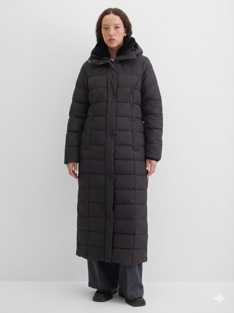 Áo khoác bông dáng dài nữ Soul4e (1)