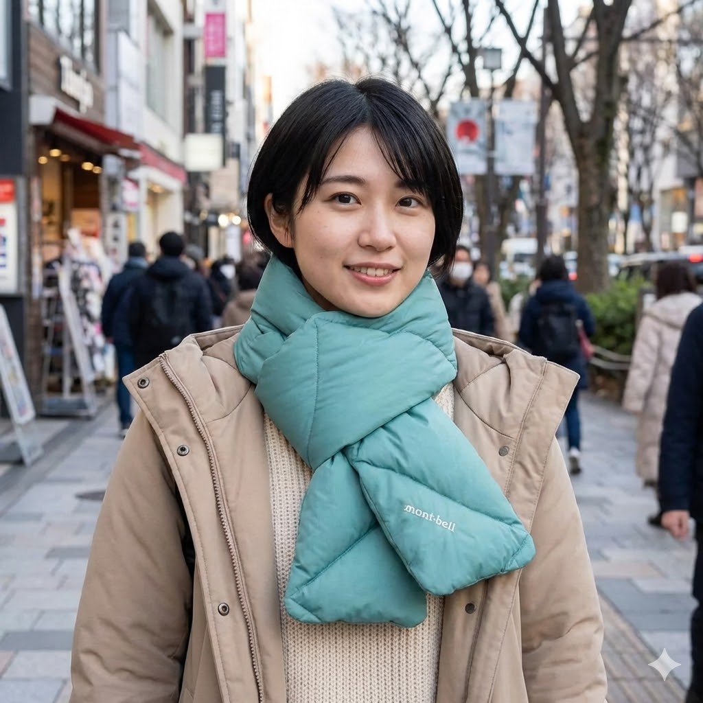 Khăn quàng cổ lông vũ Montbell