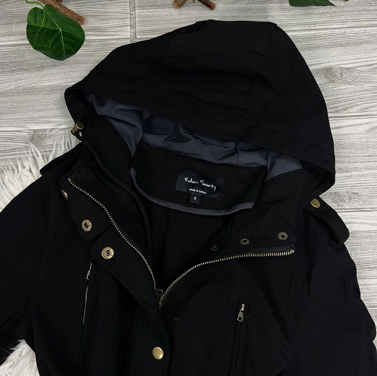 Áo khoác Hoodie nữ Eden Society