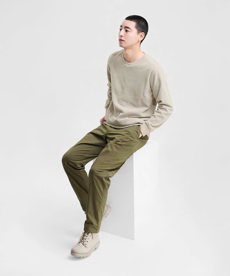 Quần dài nam lót nỉ Lativ