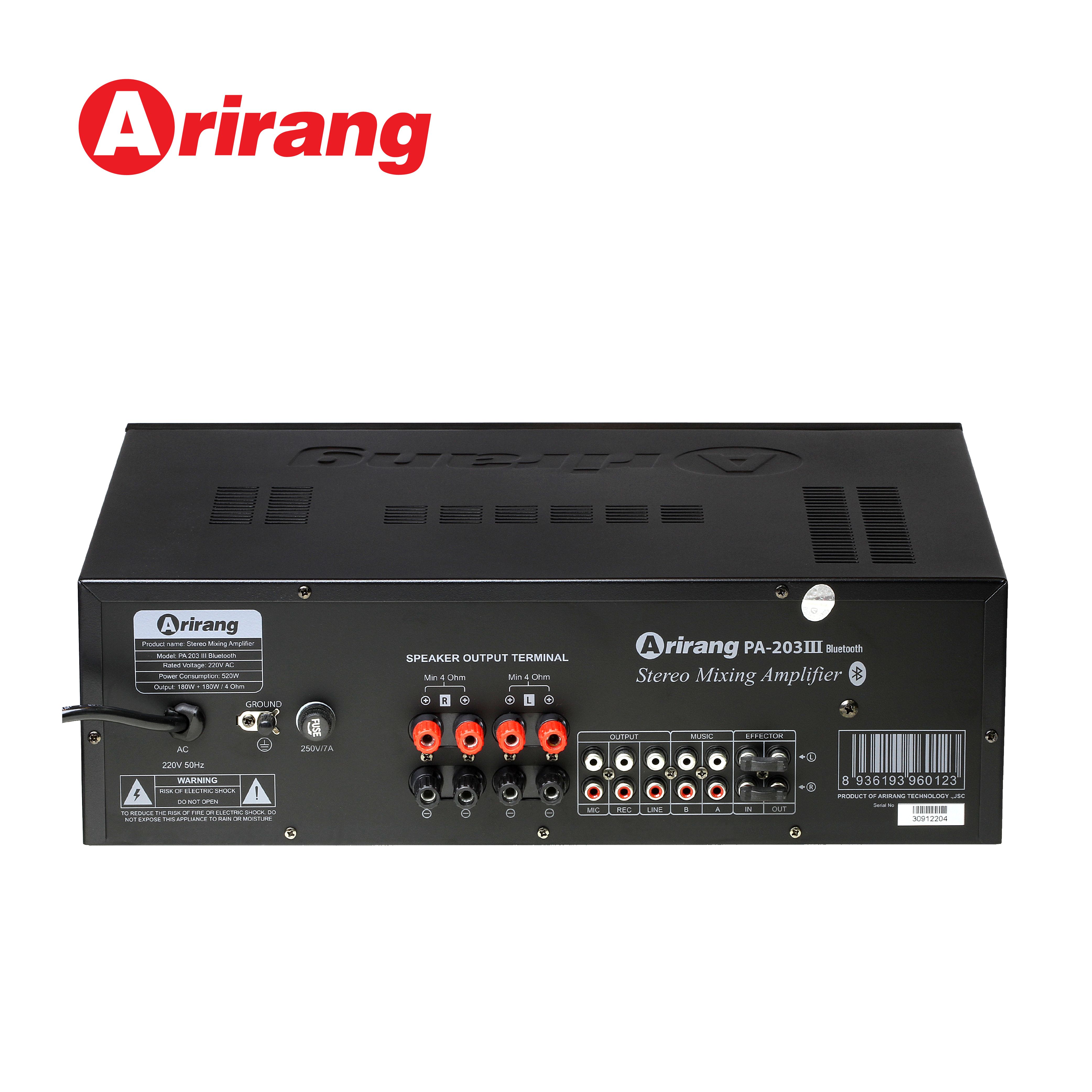 Máy tăng âm PA-203III Bluetooth