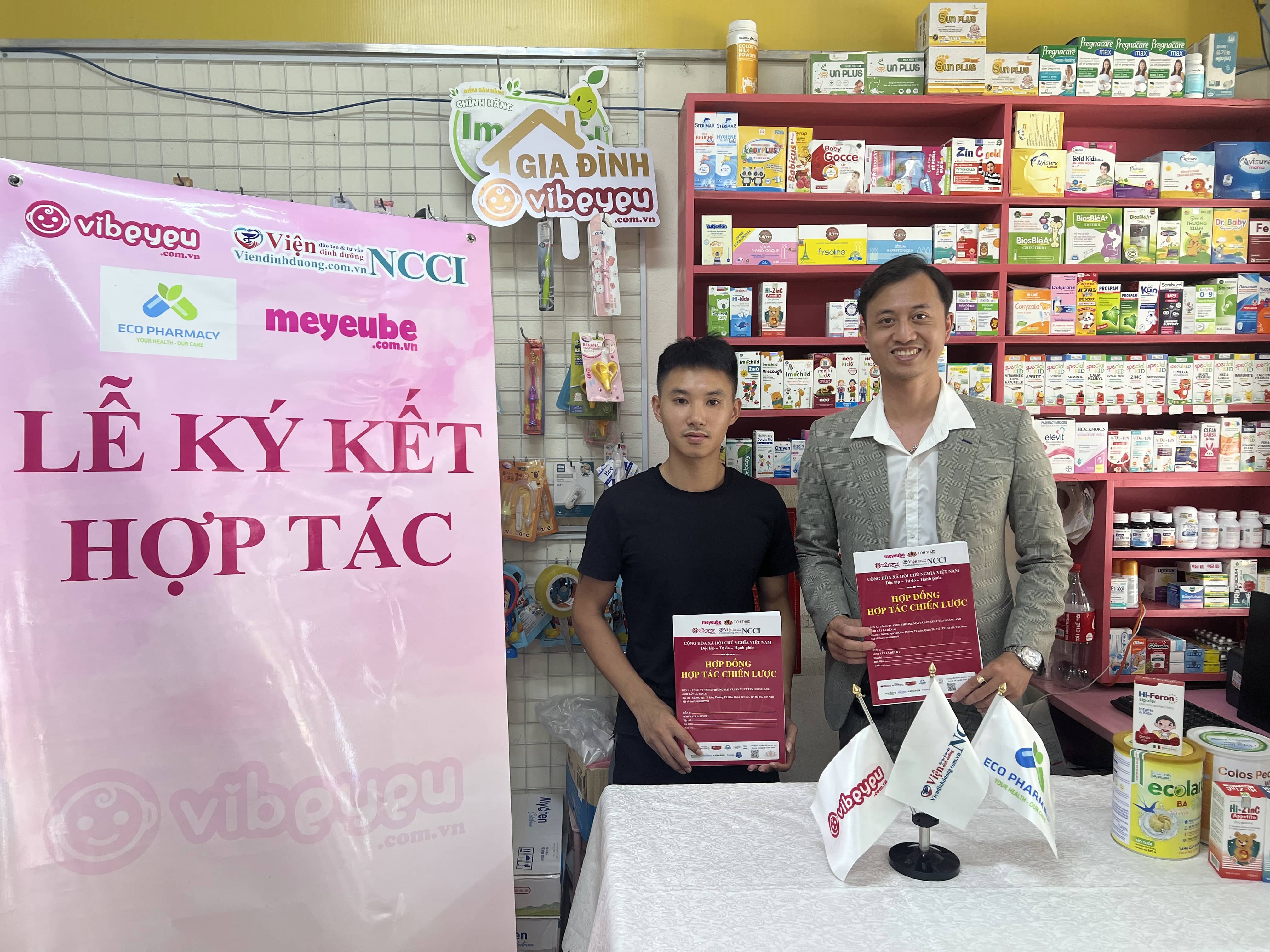 Hệ thống dinh dưỡng Vibeyeu ký kết hợp tác với Shop Thỏ (Thanh Hóa)