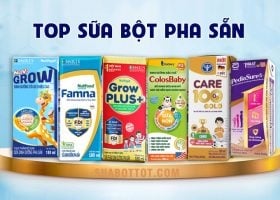 TOP 7 SỮA BỘT PHA SẴN CHO TRẺ ĐƯỢC YÊU THÍCH HIỆN NAY