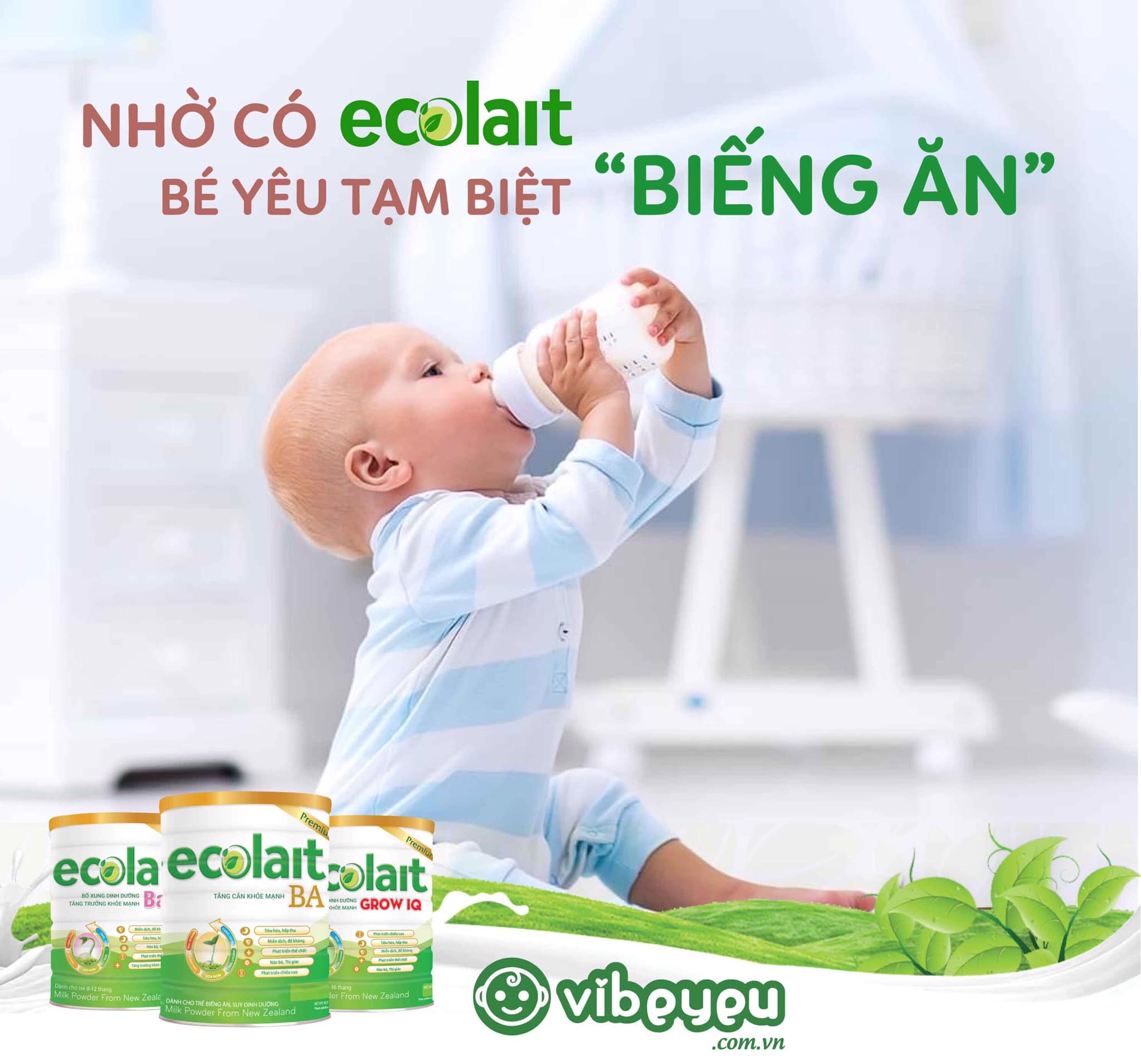 Dinh dưỡng cân bằng, giúp bé cao lớn khỏe mạnh