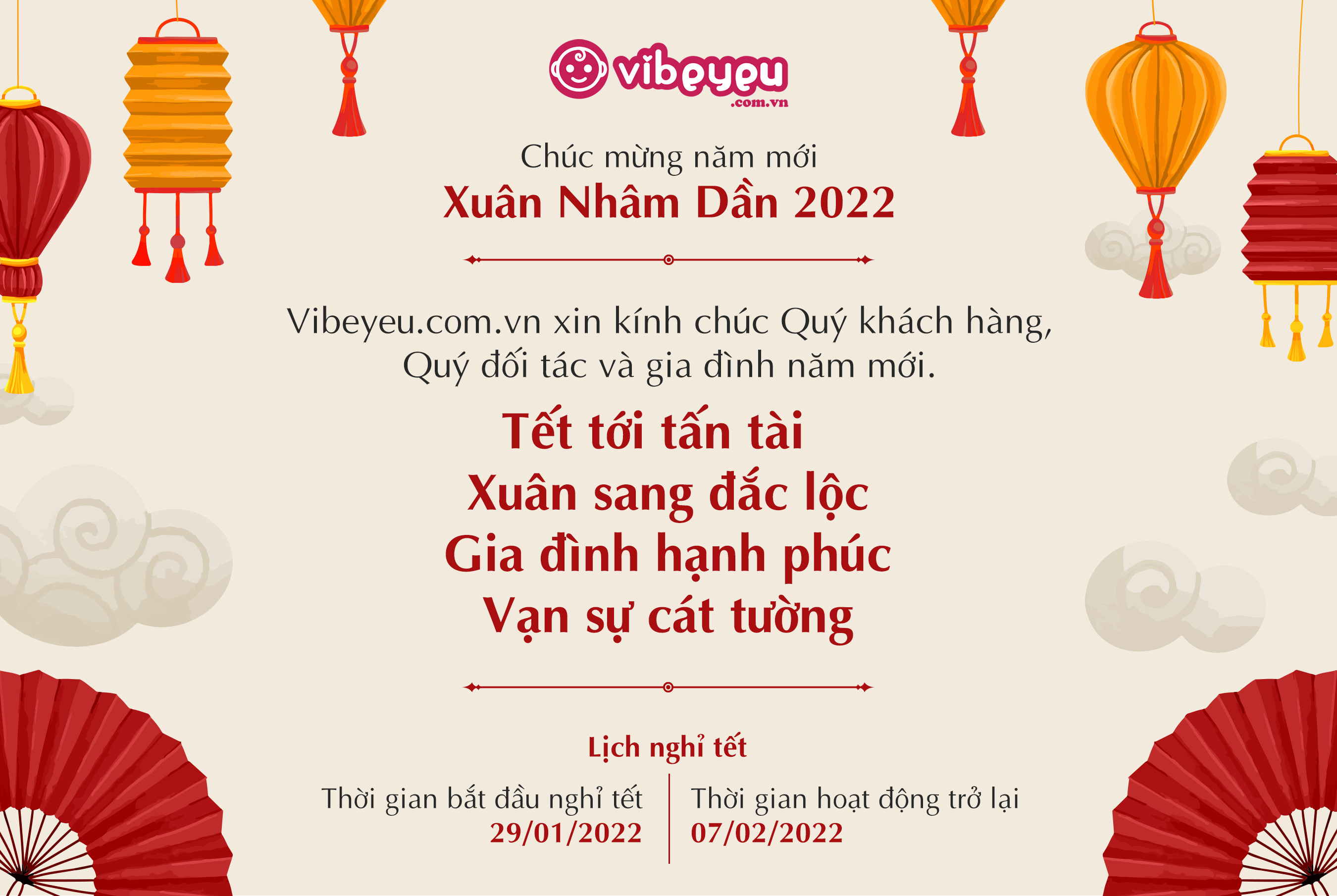 VIBEYEU.COM.VN : Chúc Tết 2022