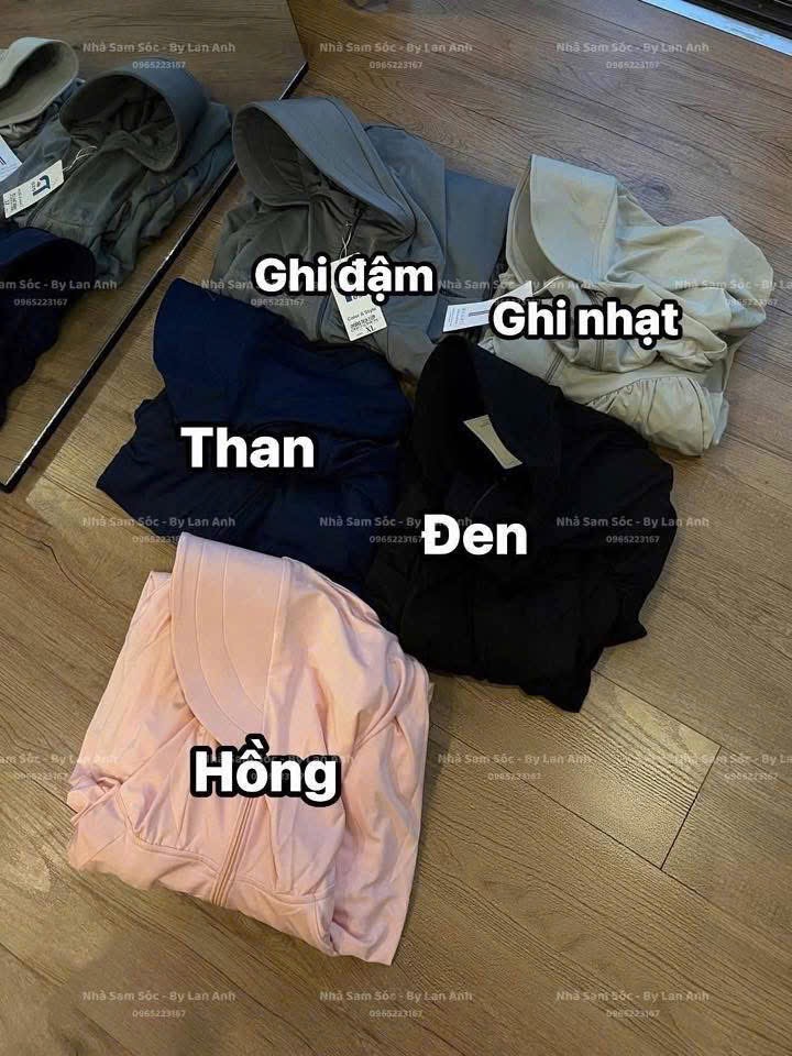 A632-2 LỚP - Áo nắng dáng dài 2 lớp chất su lạnh cực mát+ mũ to chùm mặt