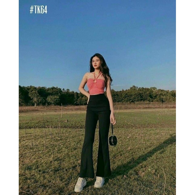 Quần ống loe chất tăm HÀN