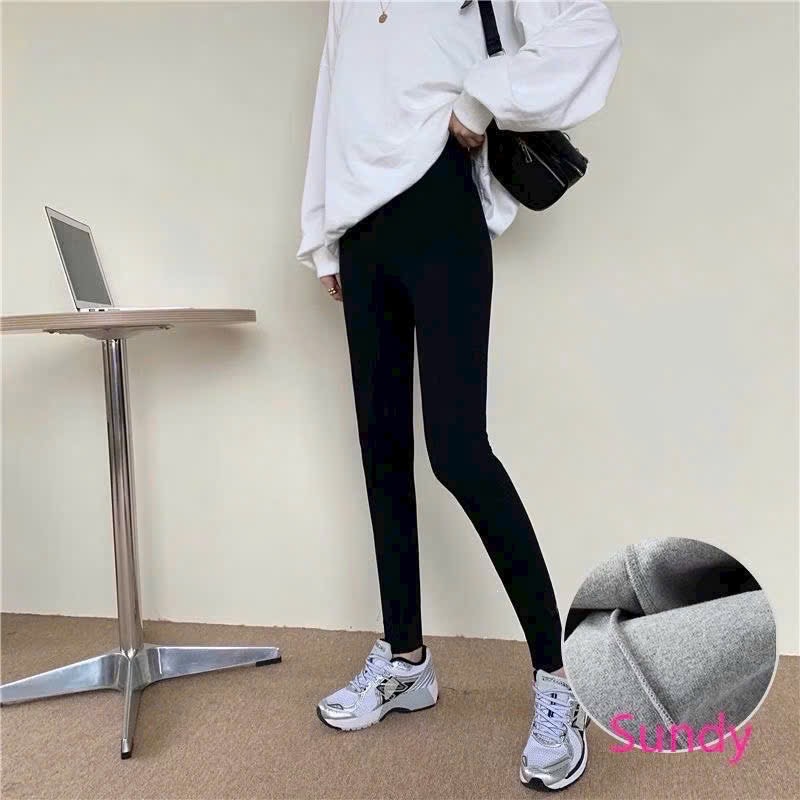Quan088-Quần legging lót lông 3 màu