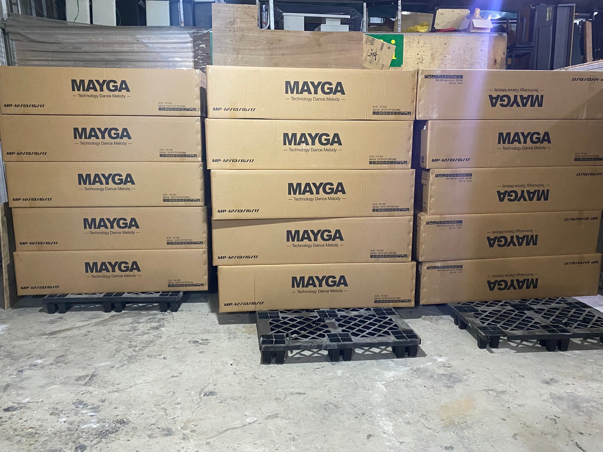 THÔNG BÁO CONTAINER 40 FEET PIANO ĐIỆN MAYGA