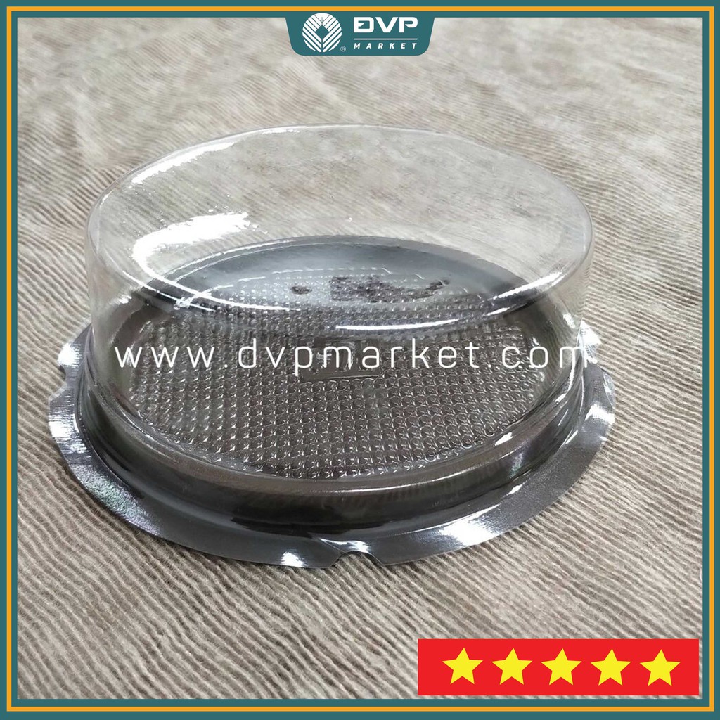 Hộp nhựa đựng bánh hình oval F71 (50c)
