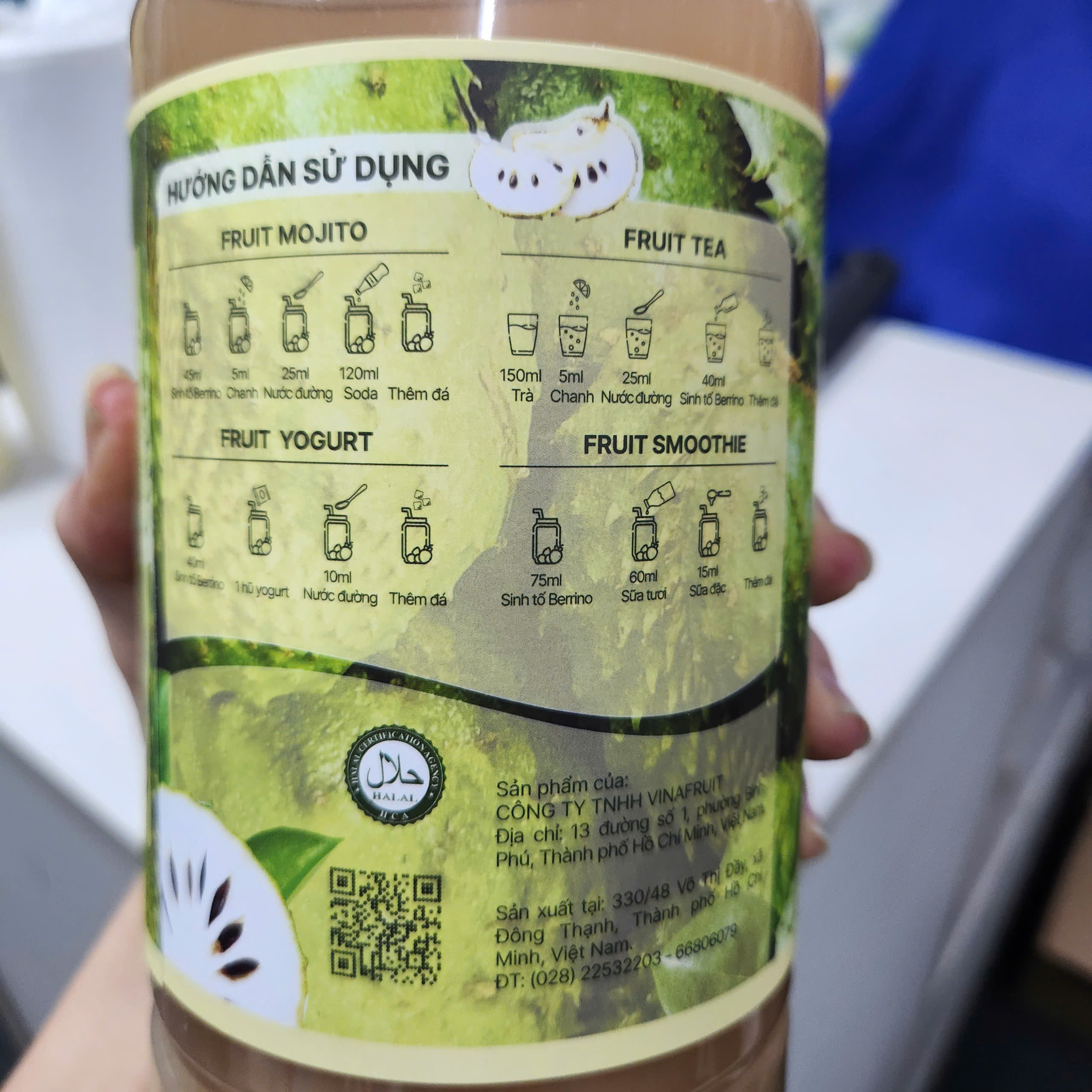 Sinh tố Berrino Mãng Cầu