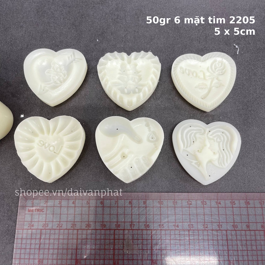 Khuôn nhấn TT lò xo loại dày 100g 4 mặt tròn họa tiết 2209