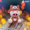 Heo mũ gấu - HB069 (Vàng, Đỏ, Nâu)