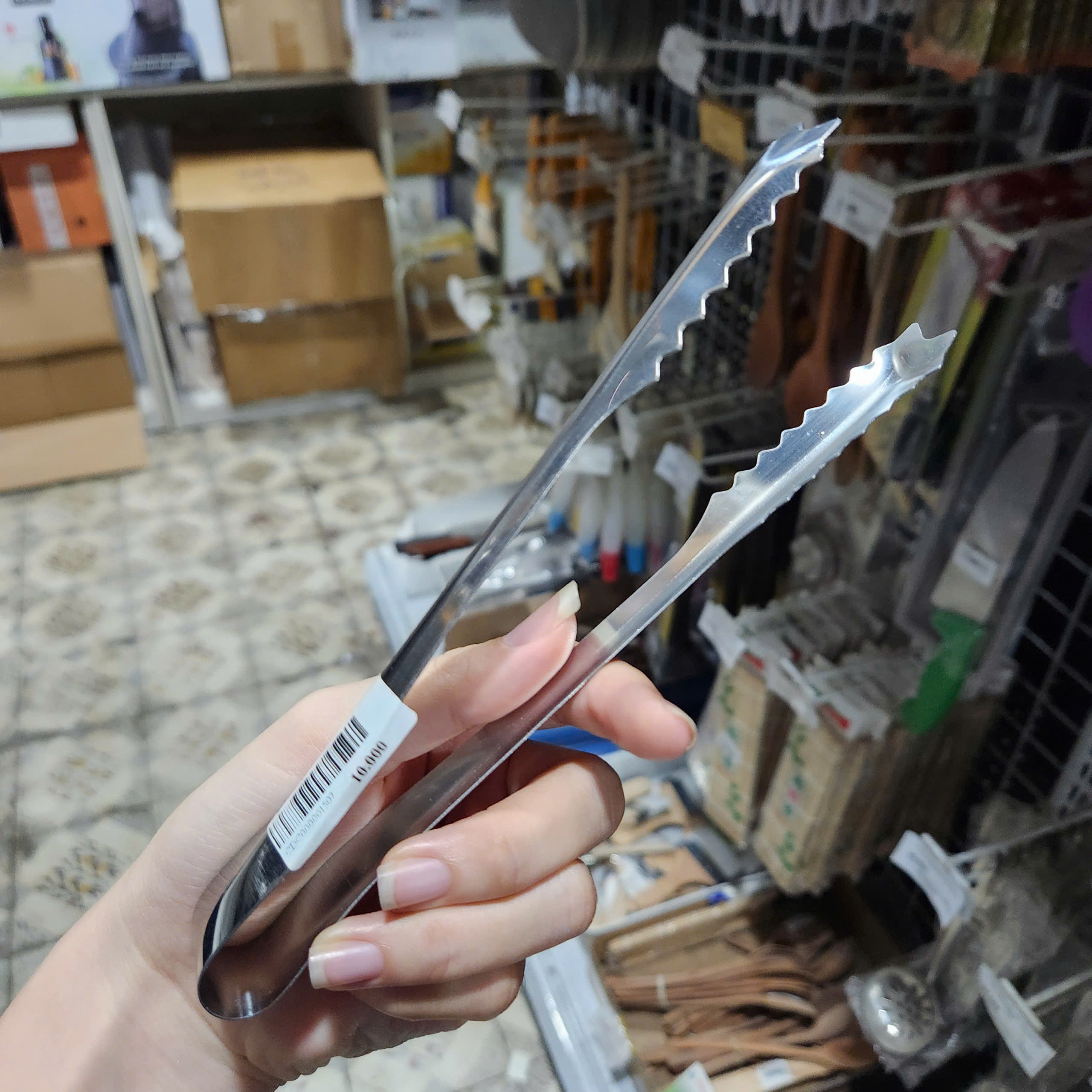 Gắp đá răng cưa 19cm