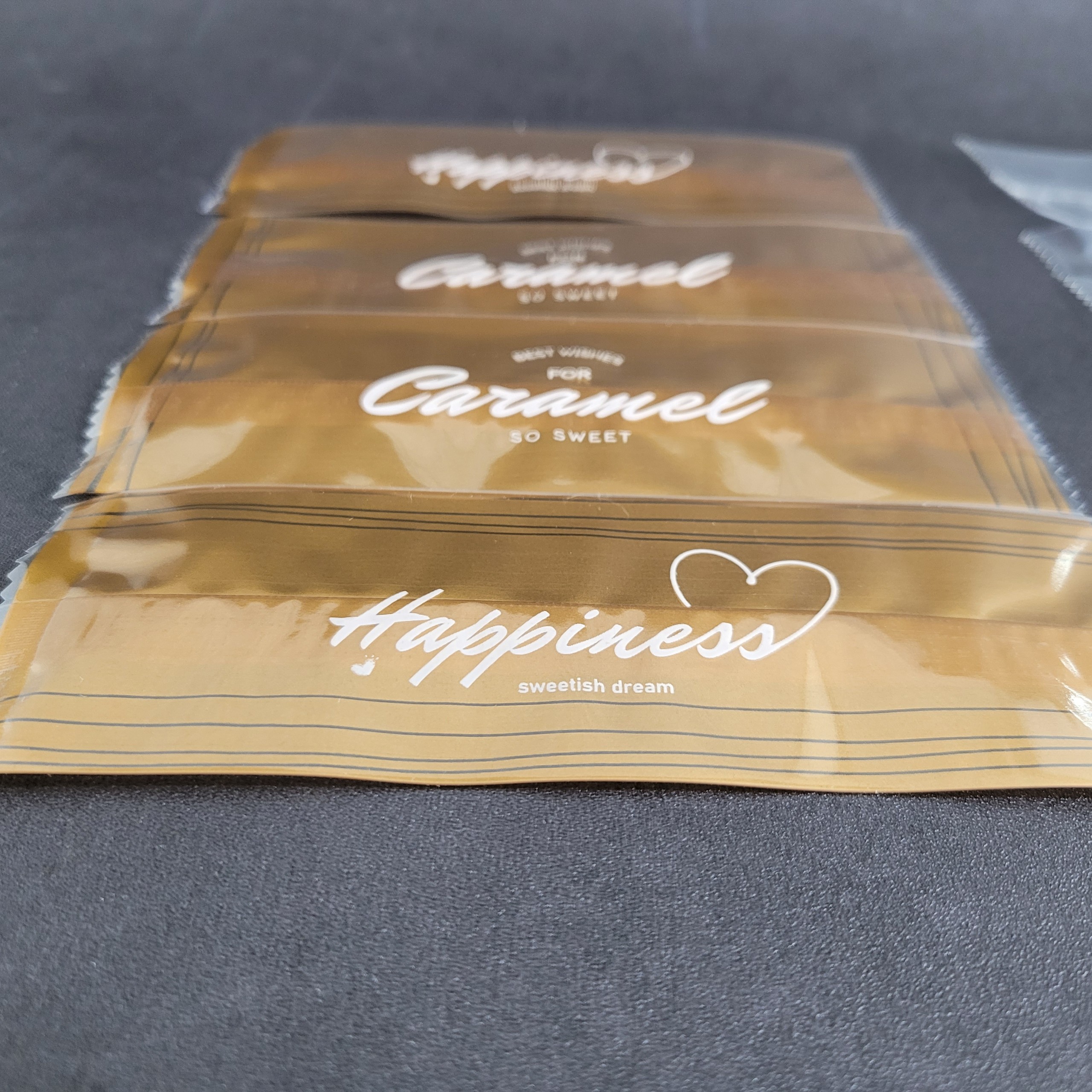 Túi hàn đựng bánh thuyền - Nền vàng (Xấp 100)