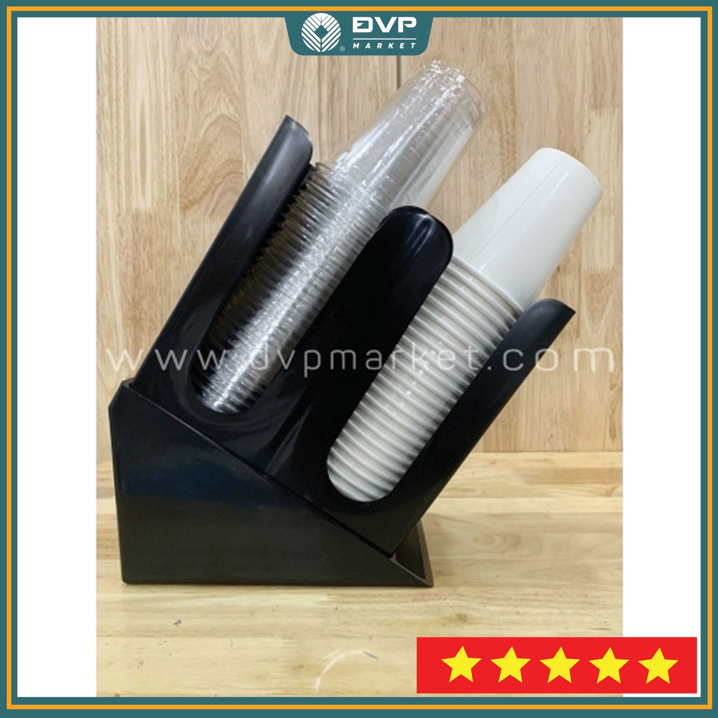 Giá để ly nhựa mini nghiêng 10x20