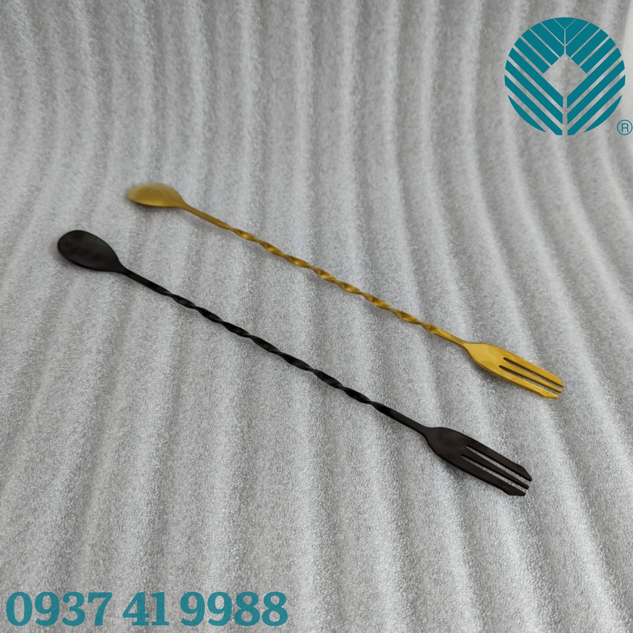 Bar Spoon - Thép 304 - 32cm (Mạ màu)