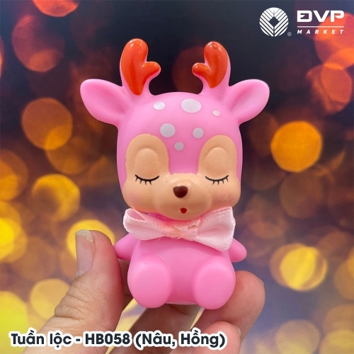 Tuần lộc - HB058 (Nâu, Hồng)