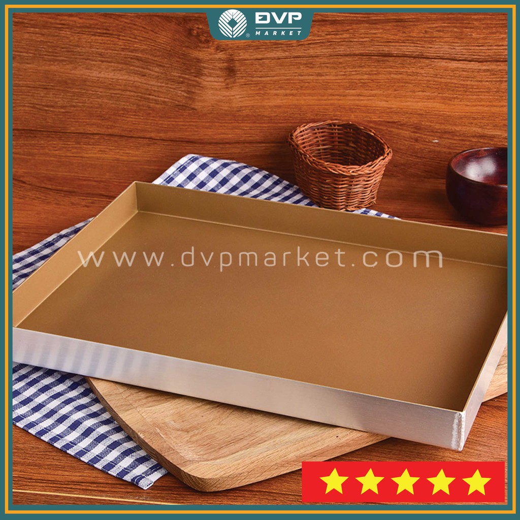 Sanneng UN10007 - Khuôn làm bánh hình chữ nhật 350*250*30mm