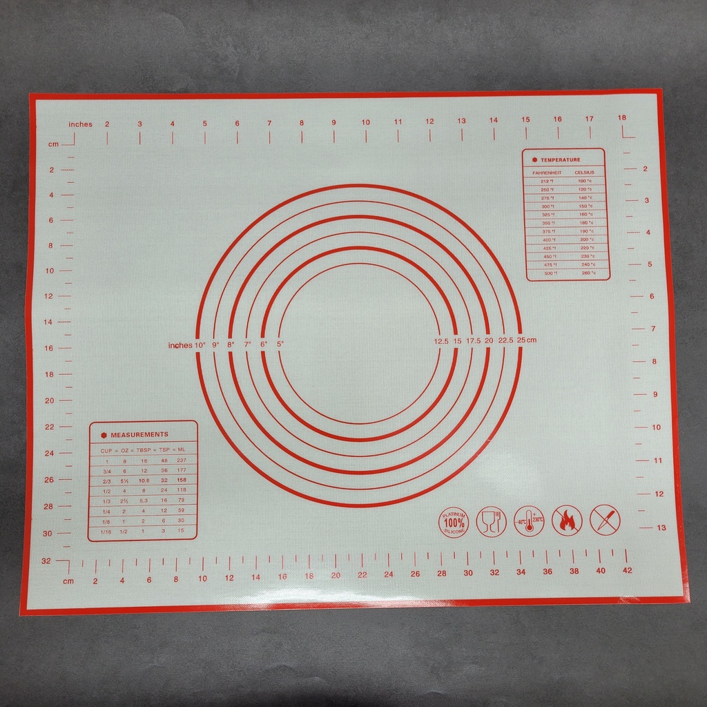 Mat nhào bột 40x50cm