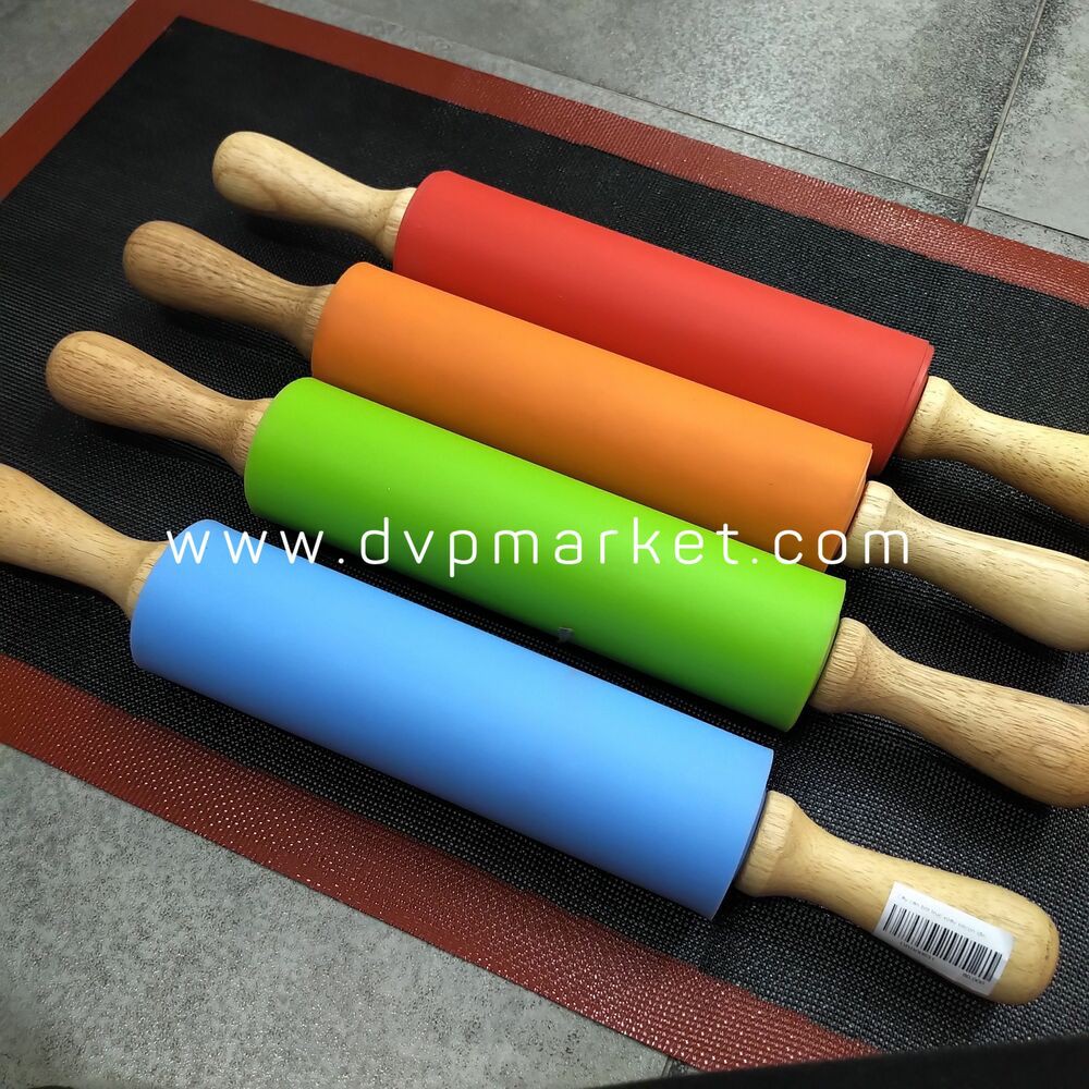 Cây cán bột cầm tay - Silicon - Size vừa