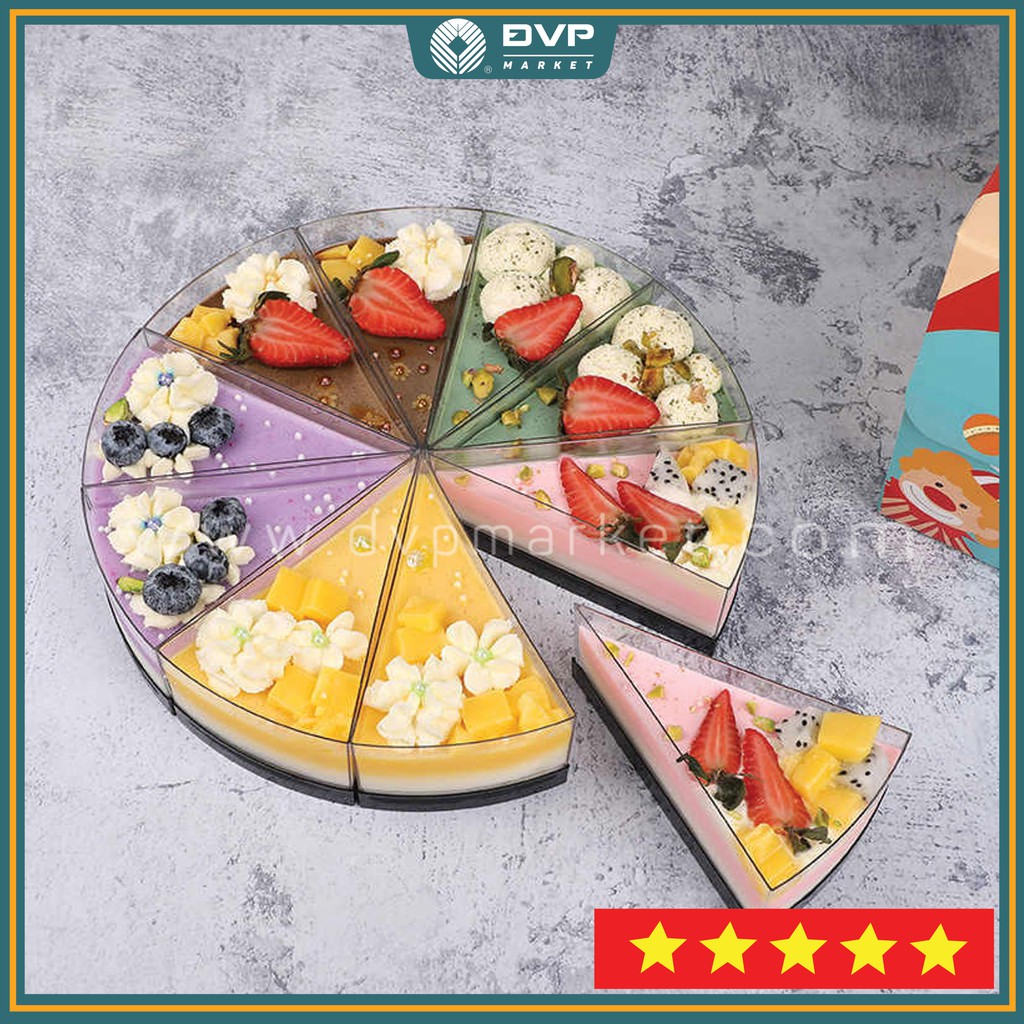Ly nhựa mousse tam giác 11.7*7.3*4.8 LC48 (10c)