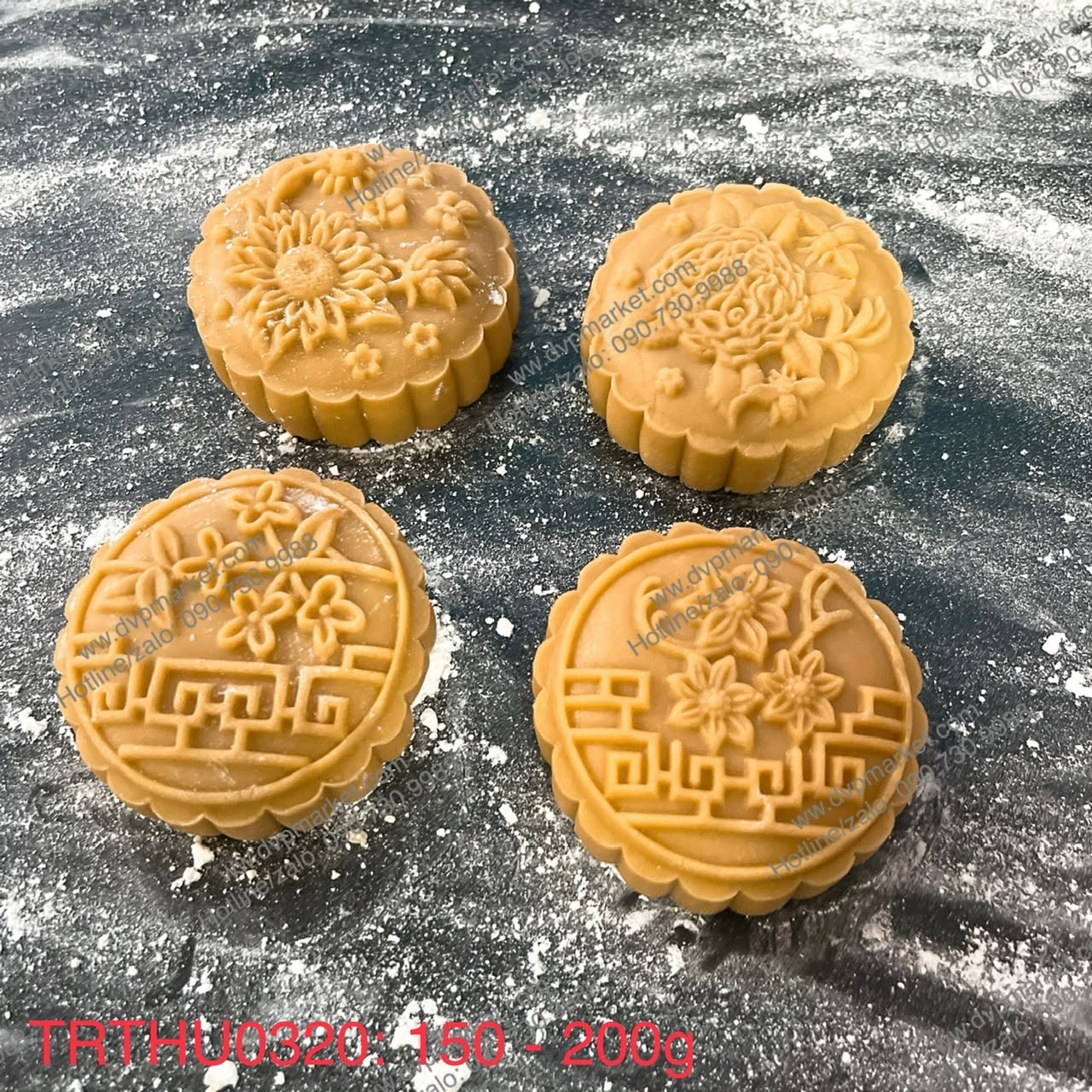 Khuôn nhấn TT lò xo 200-250g 4 mặt Hoa Bên Cửa Sổ 2021
