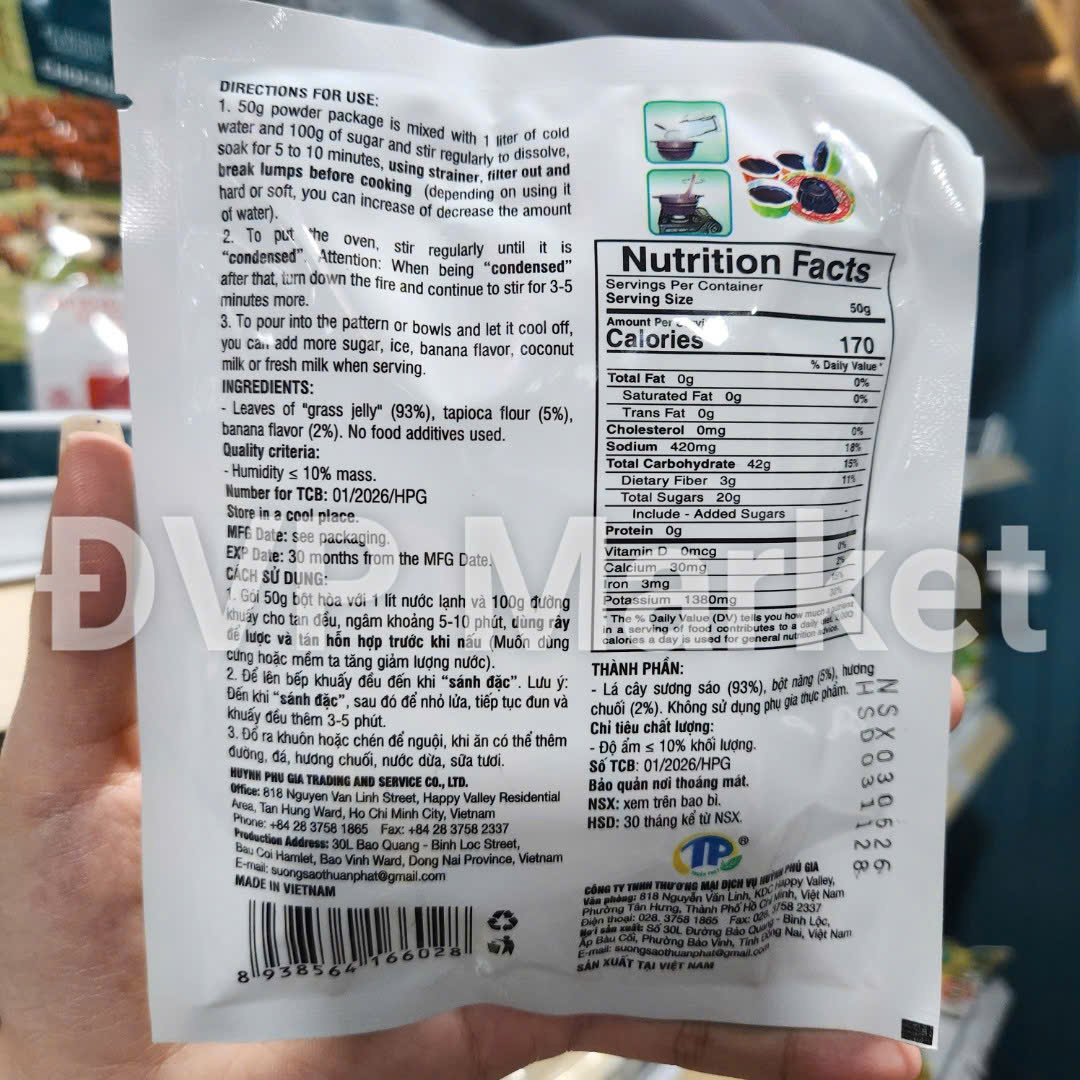Bột sương sáo Thuận Phát (gói)